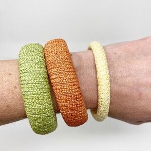VINTAGE | Jute Wrapped bracelets set of 3